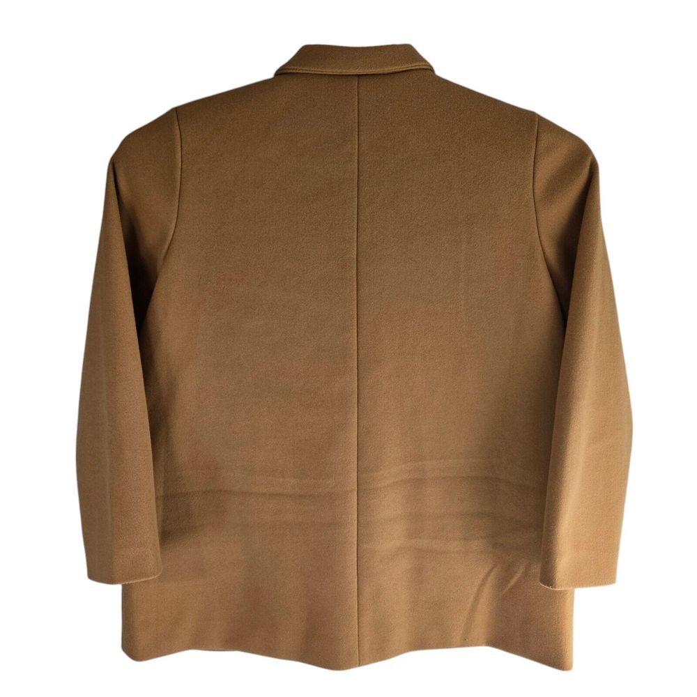 Old Navy‎ Womens XL Acacia Camel Brown Button Front Car Coat S/478235-00 - Picture 3 of 6